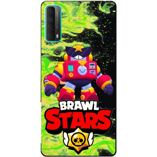 

Силиконовый бампер чехол Candy для Huawei P Smart 2021 с Героем Бравл Старс Вольт