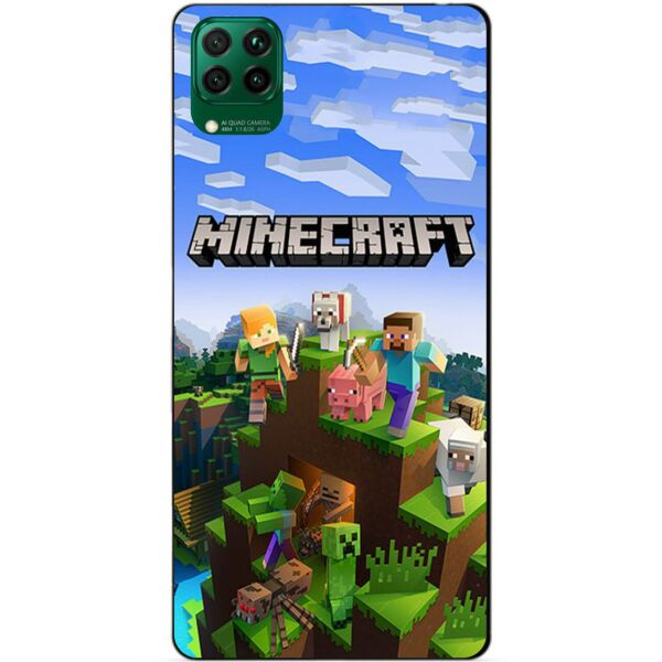 

Силиконовый чехол бампер Candy для Huawei P40 Lite с рисунком Minecraft