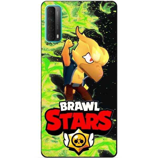 

Силиконовый бампер чехол Candy для Huawei P Smart 2021 с Героем Бравл Старс Ворон Феникс