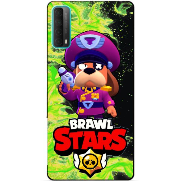

Силиконовый бампер чехол Candy для Huawei P Smart 2021 с Героем Бравл Старс Генерал Гавс
