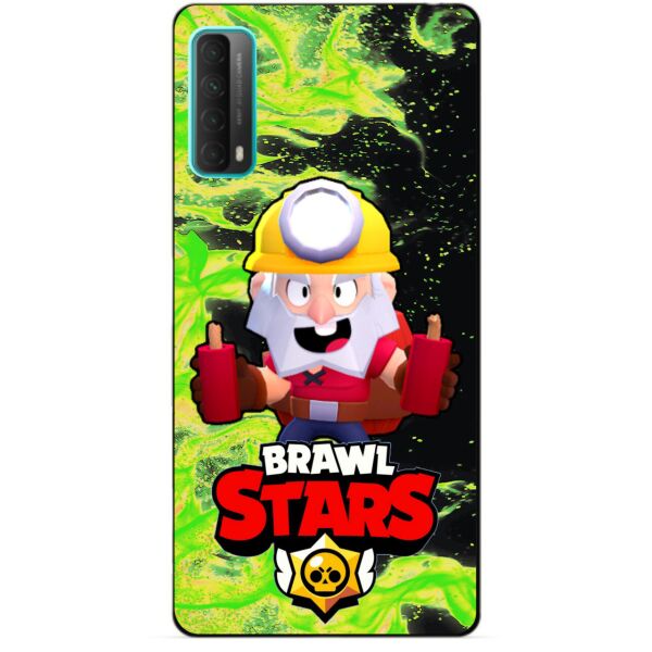 

Силиконовый бампер чехол Candy для Huawei P Smart 2021 с Героем Бравл Старс Динамайк