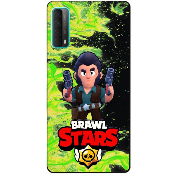 

Силиконовый бампер чехол Candy для Huawei P Smart 2021 с Героем Бравл Старс Кольт
