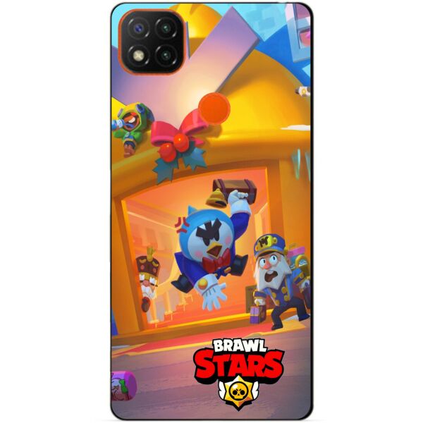 

Силиконовый бампер чехол Candy для Xiaomi Redmi 9c Веселые Каникулы Мистер П. Бравл Старс
