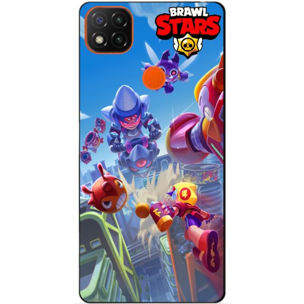 

Силиконовый бампер чехол Candy для Xiaomi Redmi 9c Лето с Монстрами Бравл Старс