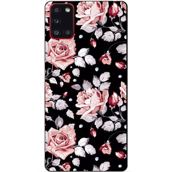 

Силиконовый бампер чехол Candy для Samsung A31 с рисунком Розы