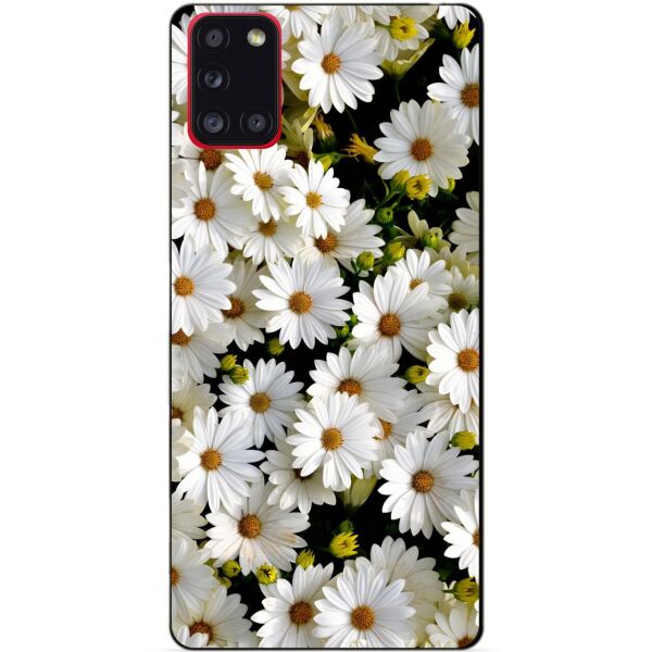 

Силиконовый бампер чехол Candy для Samsung A31 с рисунком Ромашки