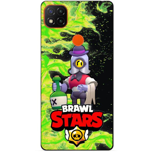 

Силиконовый бампер чехол Candy для Xiaomi Redmi 9c с Героем Бравл Старс Барли