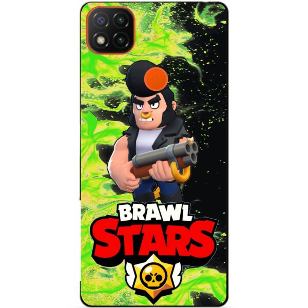 

Силиконовый бампер чехол Candy для Xiaomi Redmi 9c с Героем Бравл Старс Булл