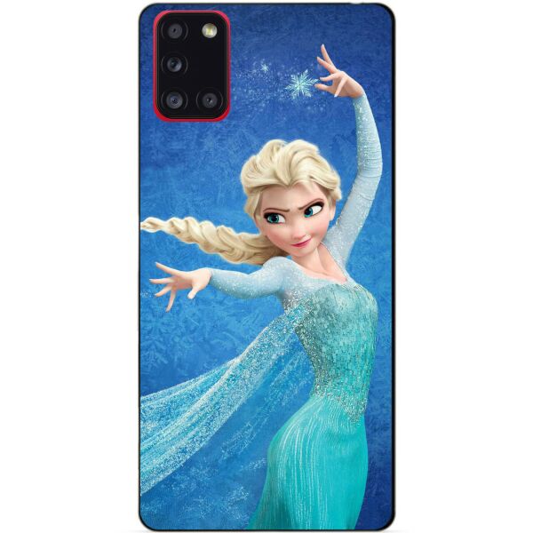 

Силиконовый бампер чехол Candy для Samsung A31 с рисунком Эльза