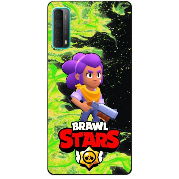 

Силиконовый бампер чехол Candy для Huawei P Smart 2021 с Героем Бравл Старс Шелли