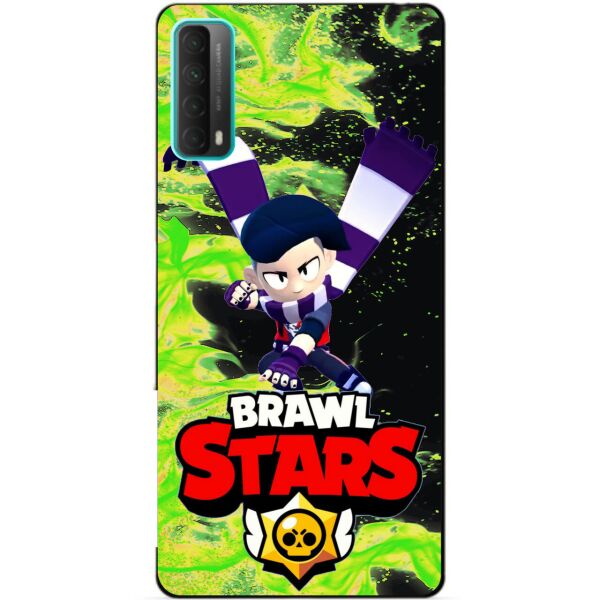 

Силиконовый бампер чехол Candy для Huawei P Smart 2021 с Героем Бравл Старс Эдгар