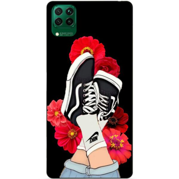 

Силиконовый чехол бампер Candy для Huawei P40 Lite с рисунком Кеды