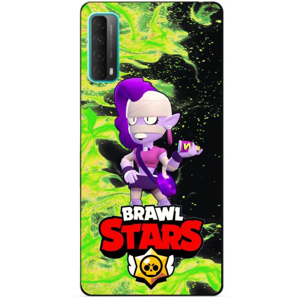 

Силиконовый бампер чехол Candy для Huawei P Smart 2021 с Героем Бравл Старс Эмз