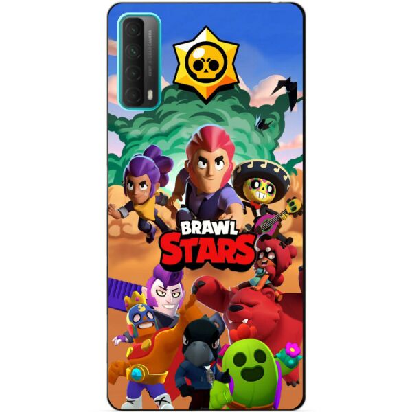 

Силиконовый бампер чехол Candy для Huawei P Smart 2021 с рисунком Brawl Stars