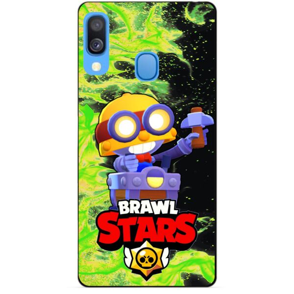 

Силиконовый бампер чехол Candy для Samsung A40 2019 Galaxy A405f с Героем Brawl Stars Карл