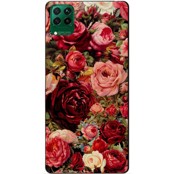 

Силиконовый чехол бампер Candy для Huawei P40 Lite с рисунком Красные розы