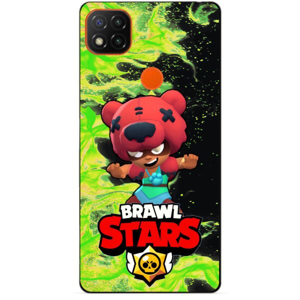 

Силиконовый бампер чехол Candy для Xiaomi Redmi 9c с Героем Бравл Старс Нита