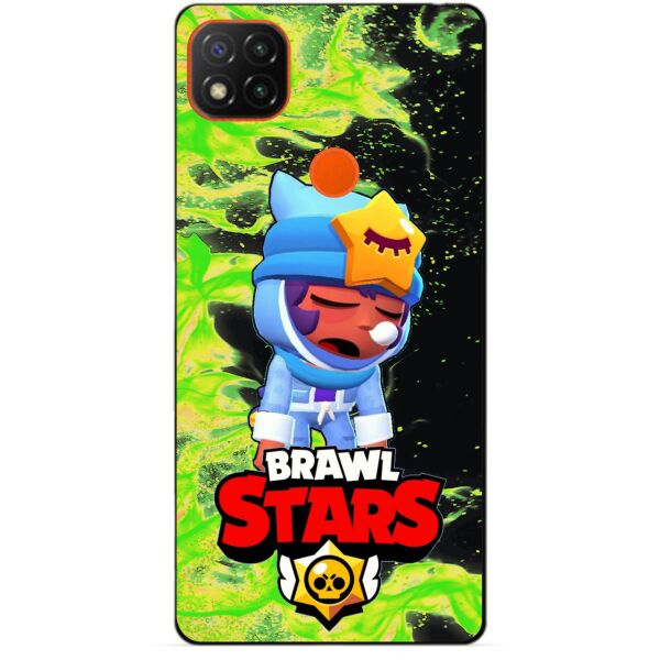 

Силиконовый бампер чехол Candy для Xiaomi Redmi 9c с Героем Бравл Старс Сонный Сэнди