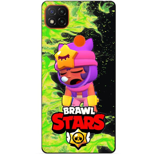 

Силиконовый бампер чехол Candy для Xiaomi Redmi 9c с Героем Бравл Старс Сэнди