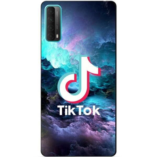 

Силиконовый бампер чехол Candy для Huawei P Smart 2021 с рисунком Tik Tok