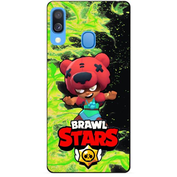 

Силиконовый бампер чехол Candy для Samsung A40 2019 Galaxy A405f с Героем Brawl Stars Нита