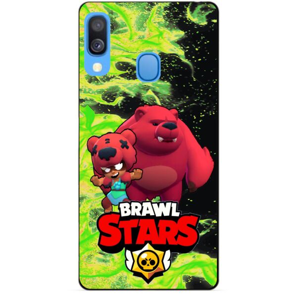 

Силиконовый бампер чехол Candy для Samsung A40 2019 Galaxy A405f с Героем Brawl Stars Нита Мишка