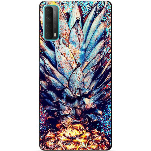 

Силиконовый бампер чехол Candy для Huawei P Smart 2021 с рисунком Ананас