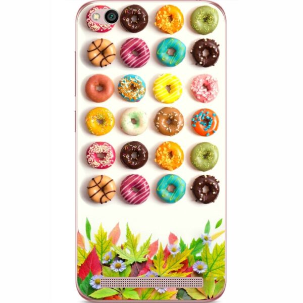 

Чехол силиконовый Candy для Xiaomi Redmi 5a с рисунком Донатсы