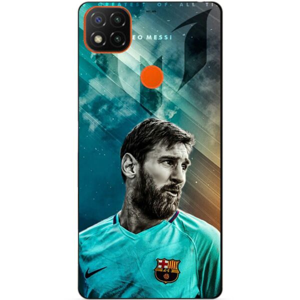 

Силиконовый бампер чехол Candy для Xiaomi Redmi 9c с рисунком Messi