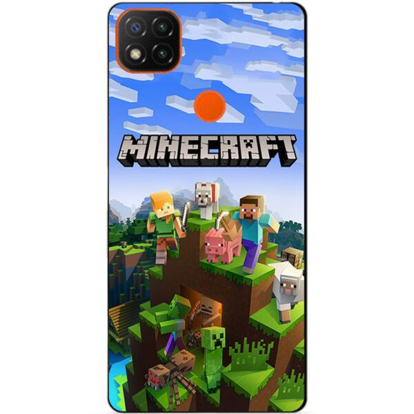 

Силиконовый бампер чехол Candy для Xiaomi Redmi 9c с рисунком Minecraft