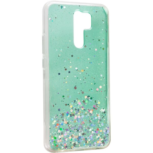 

TPU чехол Star Glitter для Xiaomi Redmi 9 Прозрачный / Мятный (167404)