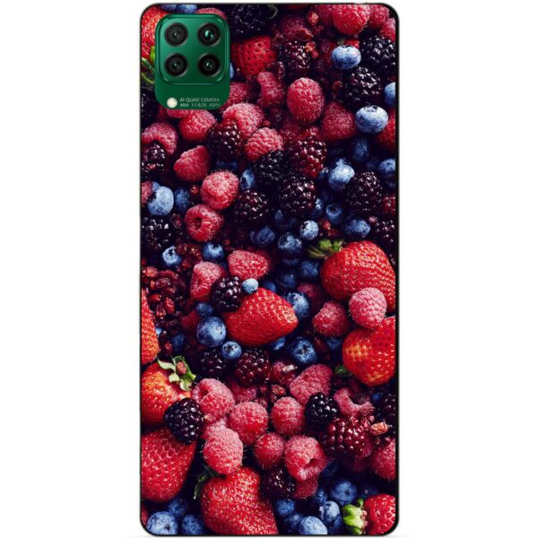 

Силиконовый чехол бампер Candy для Huawei P40 Lite с рисунком Ягоды