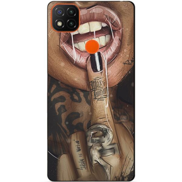 

Силиконовый бампер чехол Candy для Xiaomi Redmi 9c с рисунком Swag