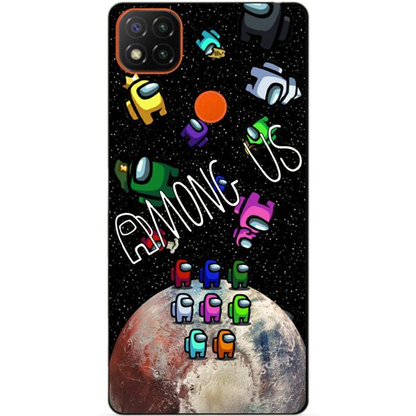 

Силиконовый бампер чехол Candy для Xiaomi Redmi 9c с рисунком Амонг Ас