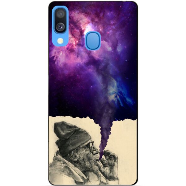

Силиконовый бампер чехол Candy для Samsung A40 2019 Galaxy A405f с рисунком Дед