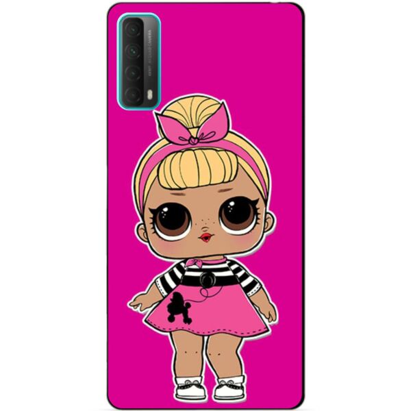 

Силиконовый бампер чехол Candy для Huawei P Smart 2021 с рисунком Кукла ЛОЛ