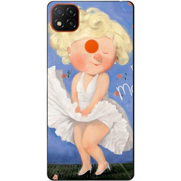 

Силиконовый бампер чехол Candy для Xiaomi Redmi 9c с рисунком Гапчинская Монро