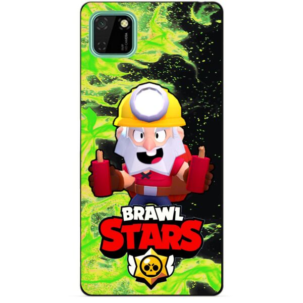 

Силиконовый чехол бампер Candy для Huawei Y5p с Героем Brawl Stars Динамайк