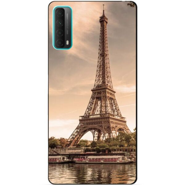 

Силиконовый бампер чехол Candy для Huawei P Smart 2021 с рисунком Париж