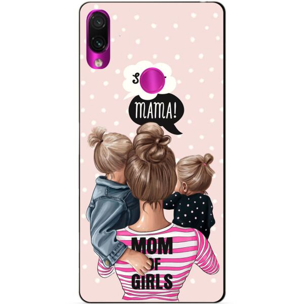

Чехол силиконовый Candy для Xiaomi Redmi 7 с рисунком Mom of girls