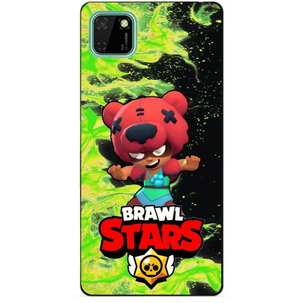 

Силиконовый чехол бампер Candy для Huawei Y5p с Героем Brawl Stars Нита