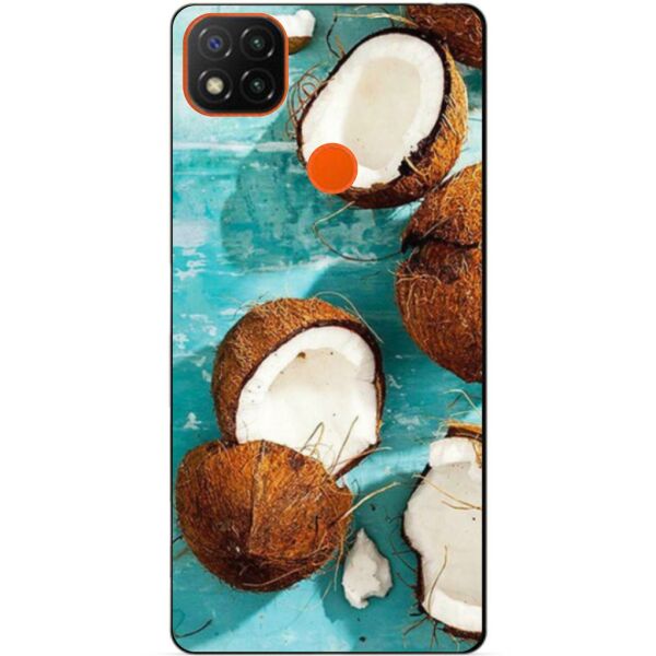 

Силиконовый бампер чехол Candy для Xiaomi Redmi 9c с рисунком Кокосы