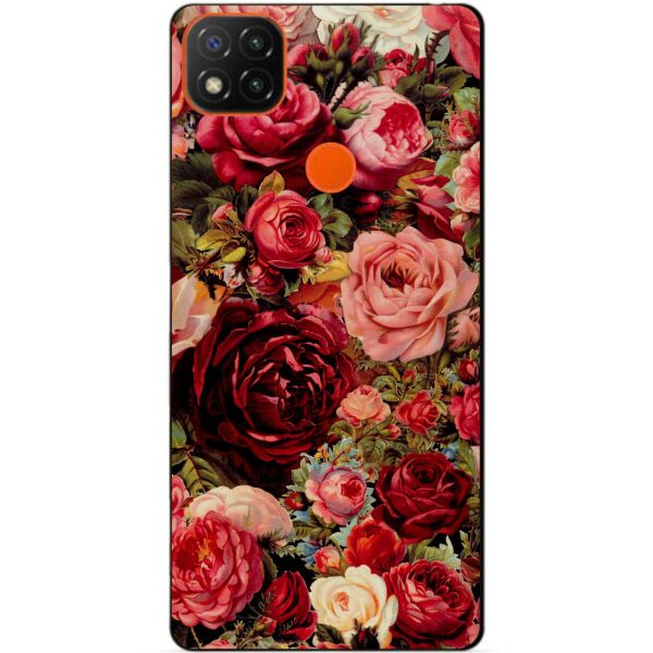 

Силиконовый бампер чехол Candy для Xiaomi Redmi 9c с рисунком Красные розы