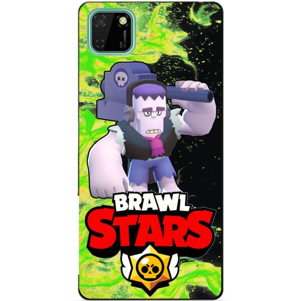 

Силиконовый чехол бампер Candy для Huawei Y5p с Героем Brawl Stars Фрэнк