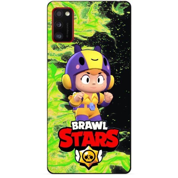 

Силиконовый бампер чехол Candy для Samsung A41 Galaxy A415f с Героем Бравл Старс Беа