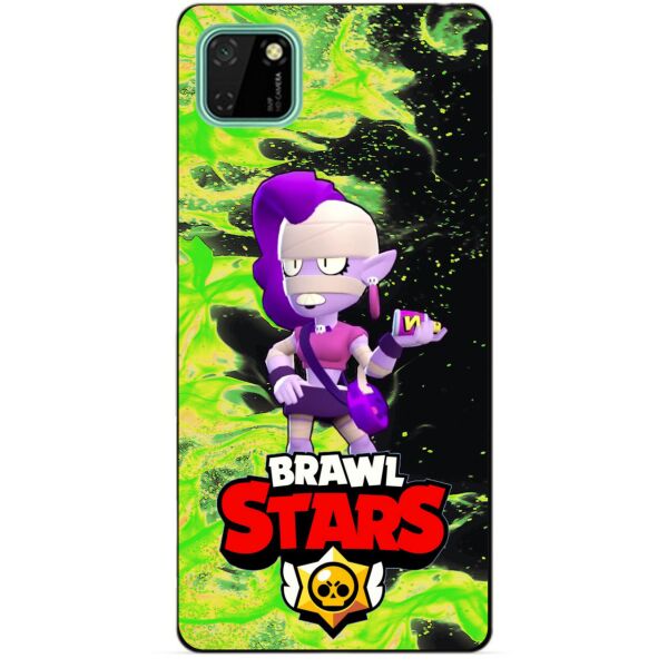 

Силиконовый чехол бампер Candy для Huawei Y5p с Героем Brawl Stars Эмз