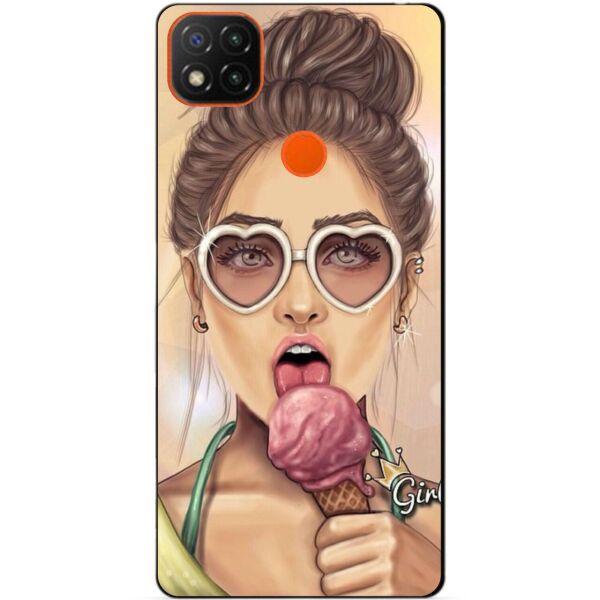 

Силиконовый бампер чехол Candy для Xiaomi Redmi 9c с рисунком Мороженое