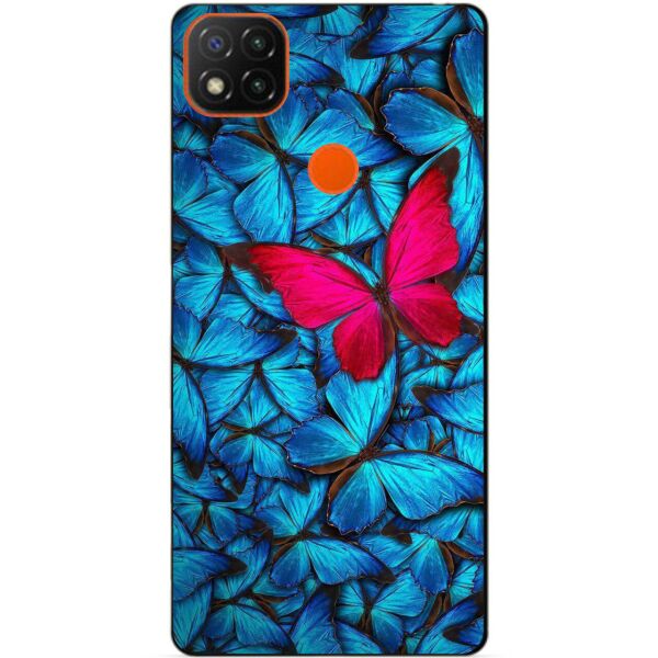 

Силиконовый бампер чехол Candy для Xiaomi Redmi 9c с рисунком Мотыльки