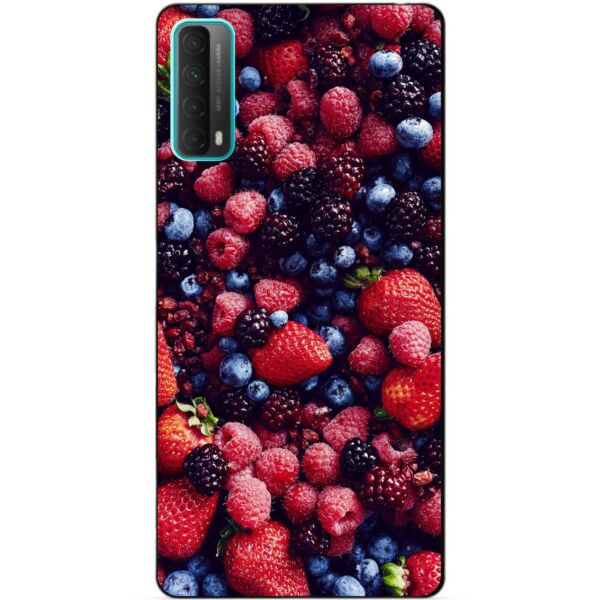 

Силиконовый бампер чехол Candy для Huawei P Smart 2021 с рисунком Ягоды