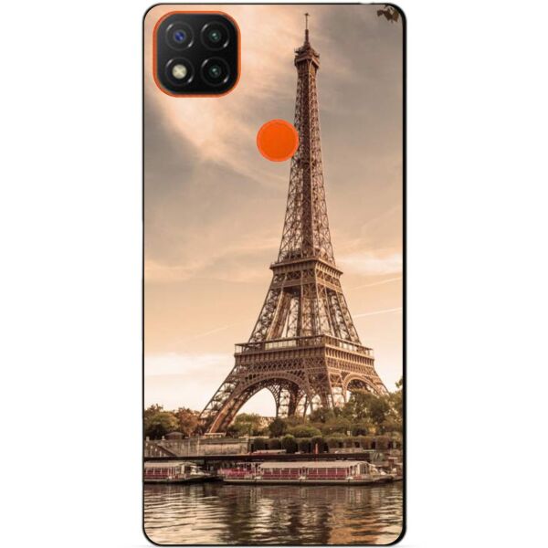

Силиконовый бампер чехол Candy для Xiaomi Redmi 9c с рисунком Париж